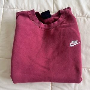 Red Nike Crewneck